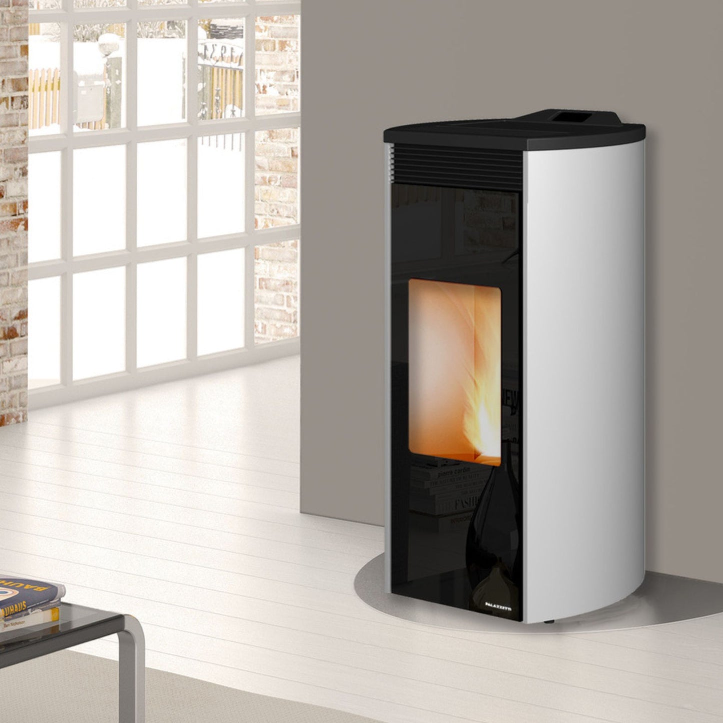 STUFA A PELLET ECOFIRE GIORGIA 12 Pro 3 Aria Canalizzabile 12kW PALAZZETTI STUFA A PELLET ECOFIRE GIORGIA 12 Pro 3 Aria Canalizzabile 12kW PALAZZETTI Canalizzabile con Tre Ventilatori Indipendenti e Top in Ghisa