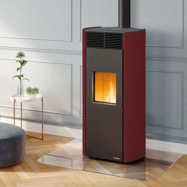 STUFA A PELLET CLELIA TC 12 US aria canalizzabile 12kW PALAZZETTI ermetica braciere t3 alta efficienza 5 stelle