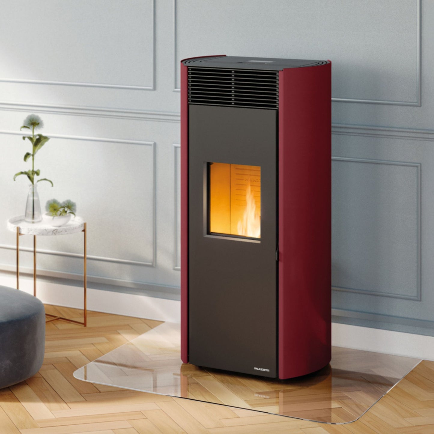 STUFA A PELLET CLELIA 13 PRO3 Aria canalizzabile 13kW PALAZZETTI tecnologia T3, tre ventilatori indipendenti, braciere ad alte prestazioni e classe energetica A+