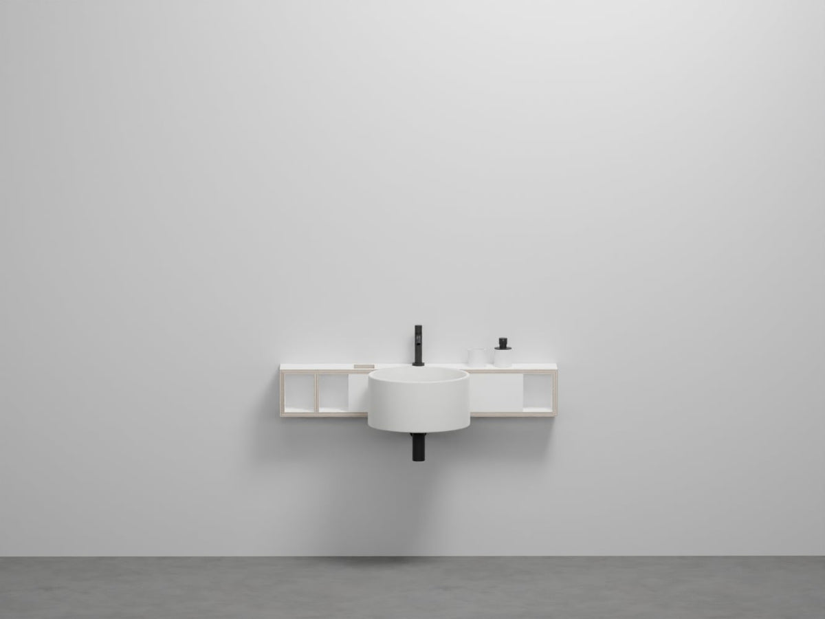 # LAVABO SOSPESO con mobile SELLA T - CIELO lavandino sospeso pe bagno