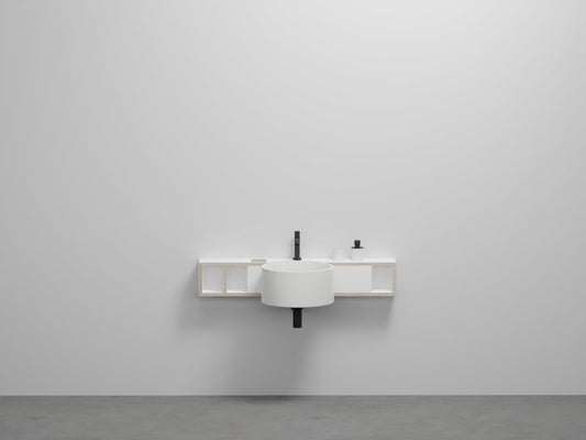 # LAVABO SOSPESO con mobile SELLA T - CIELO lavandino sospeso pe bagno