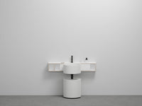 # LAVABO TONDO con mobile POUFF OTTO TONDO SELLA T - CIELO arredamento bagno Made in Italy