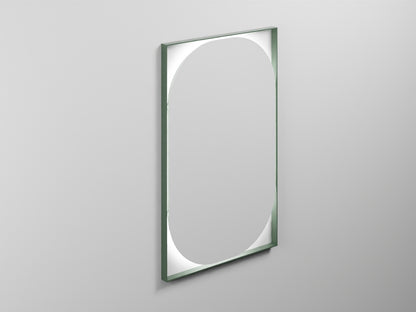 # SPECCHIO OVALE ELLE - CIELO dalle linee essenziali e sofisticate Made in Italy