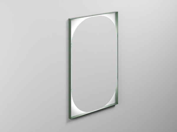 # SPECCHIO OVALE ELLE - CIELO dalle linee essenziali e sofisticate Made in Italy
