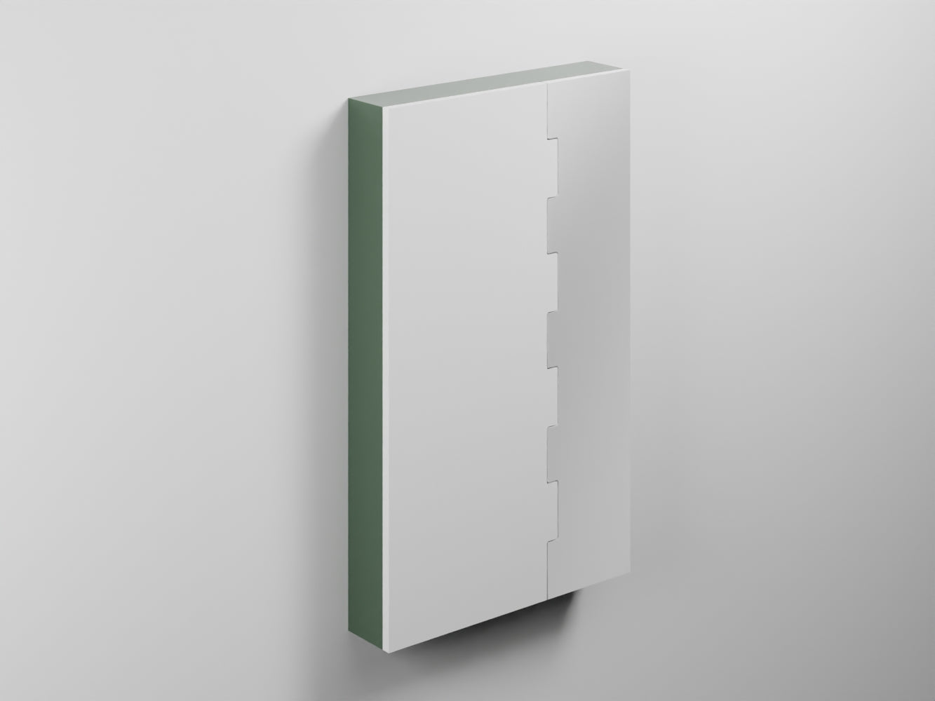 # SPECCHIO CONTENITORE ZIP ARCADIA versione SINISTRA - CIELO specchio a parete rettangolare per bagno