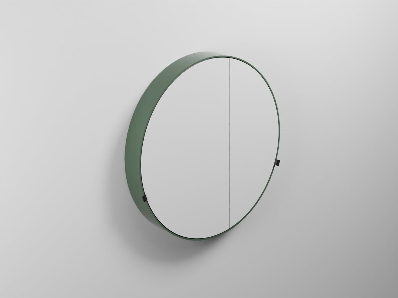 # SPECCHIO TONDO con CONTENITORE ROUND BOX Ø90 - CIELO specchio elegante dallo stile moderno e raffinato per bagno