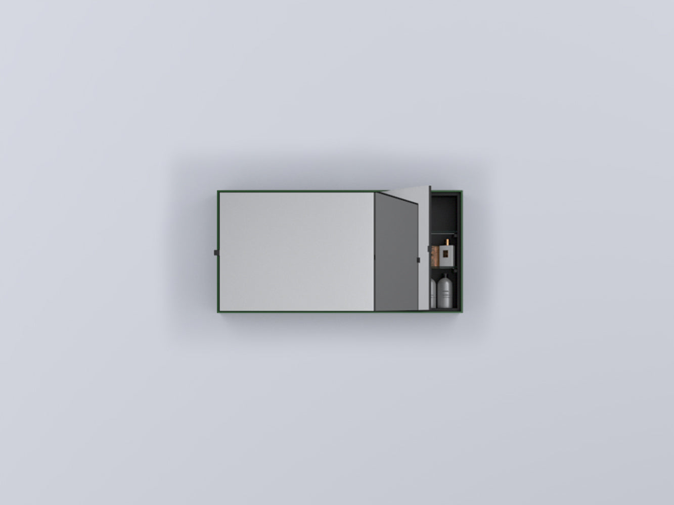 # SPECCHIO CONTENITORE RETTANGOLARE SIMPLE BOX ARCADIA - CIELO ideale per bagno