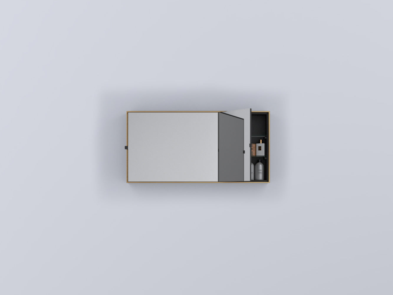 # SPECCHIO CONTENITORE RETTANGOLARE SIMPLE BOX ARCADIA - CIELO ideale per bagno