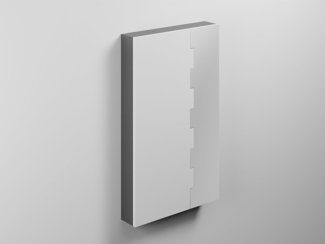 # SPECCHIO CONTENITORE ZIP ARCADIA versione SINISTRA - CIELO specchio a parete rettangolare per bagno