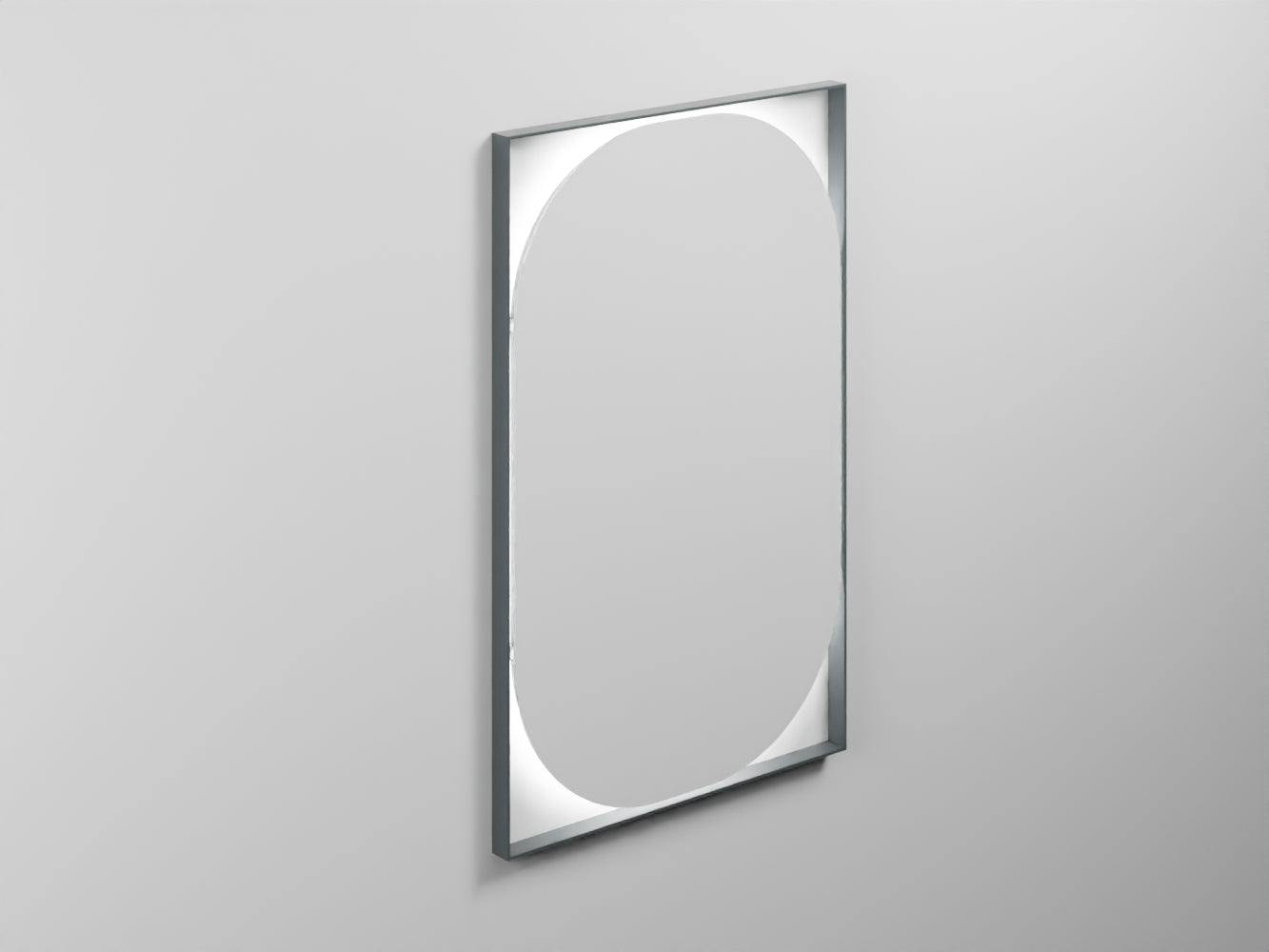 # SPECCHIO OVALE ELLE - CIELO dalle linee essenziali e sofisticate Made in Italy