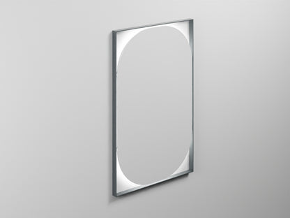 # SPECCHIO OVALE ELLE - CIELO dalle linee essenziali e sofisticate Made in Italy