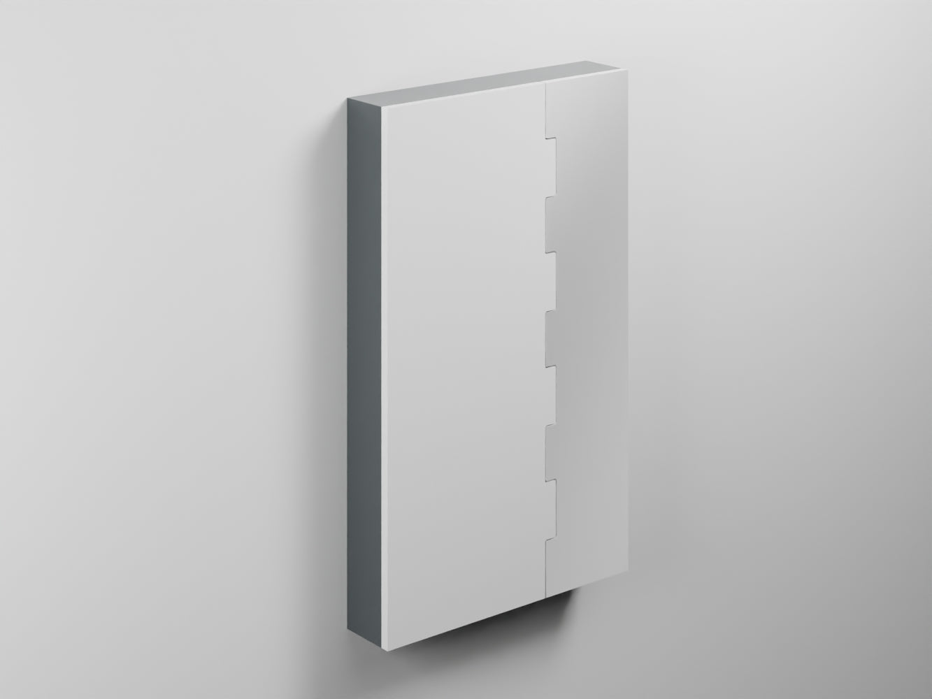 # SPECCHIO CONTENITORE ZIP ARCADIA versione SINISTRA - CIELO specchio a parete rettangolare per bagno