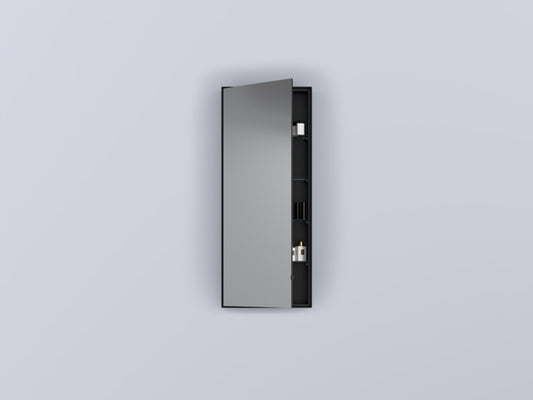 # SPECCHIO CONTENITORE RETTANGOLARE SIMPLE TALL BOX ARCADIA - CIELO ambiente bagno