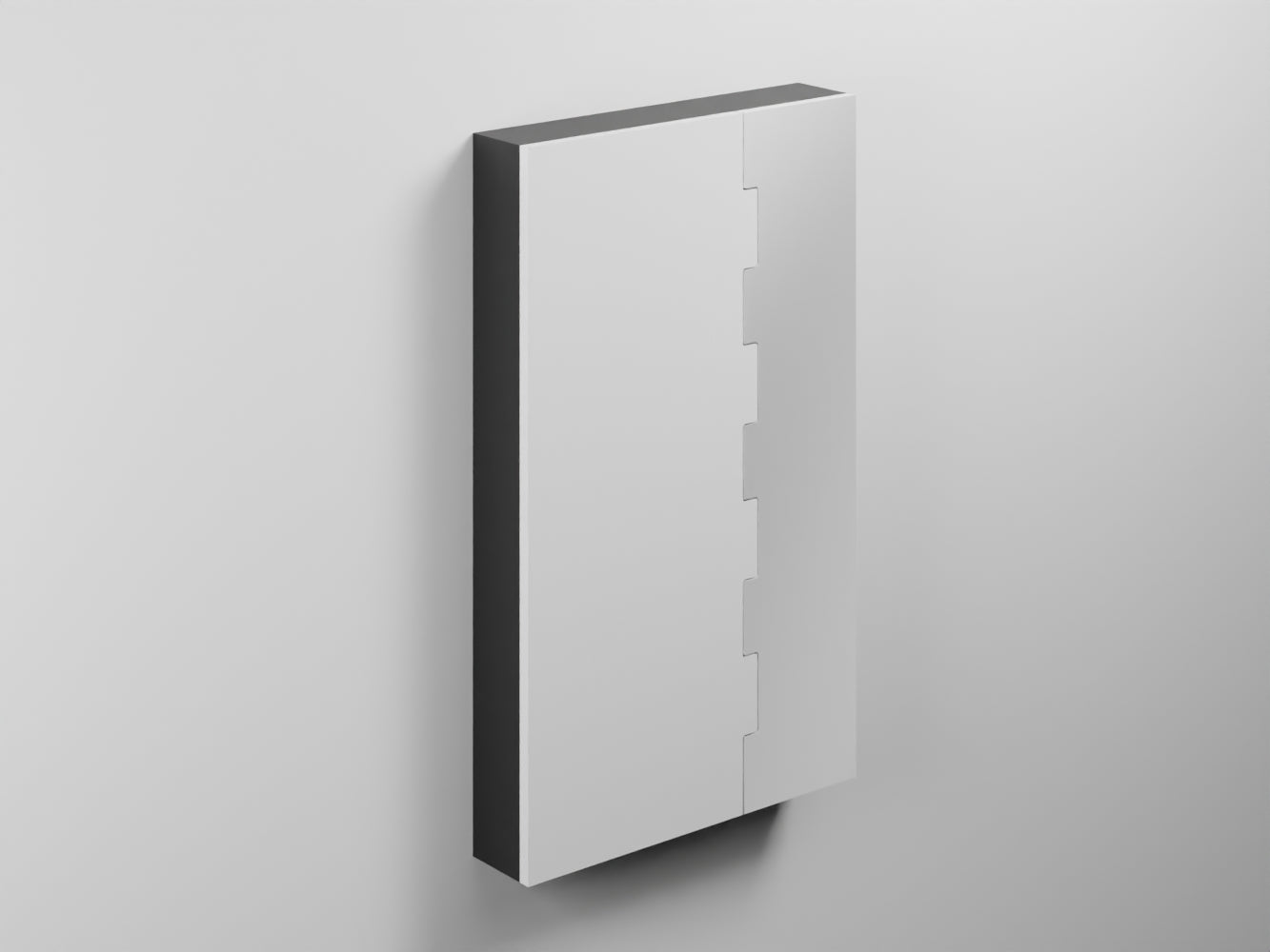 # SPECCHIO CONTENITORE ZIP ARCADIA versione SINISTRA - CIELO specchio a parete rettangolare per bagno