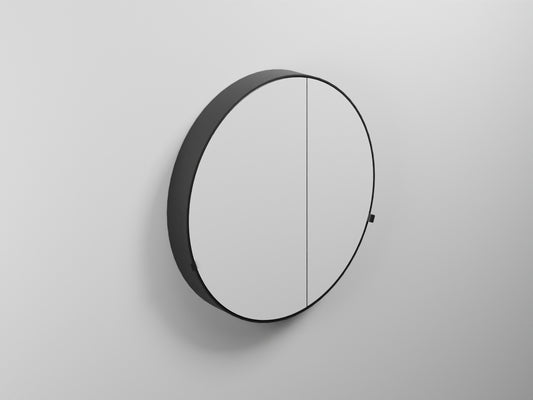 # SPECCHIO TONDO con CONTENITORE ROUND BOX Ø90 - CIELO specchio elegante dallo stile moderno e raffinato per bagno