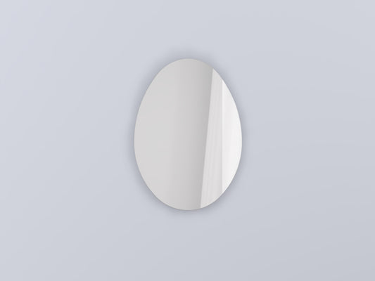 # SPECCHIO OVALE LE GIARE - CIELO dal design sinuoso per il tuo arredo bagno dall'eleganza contemporanea