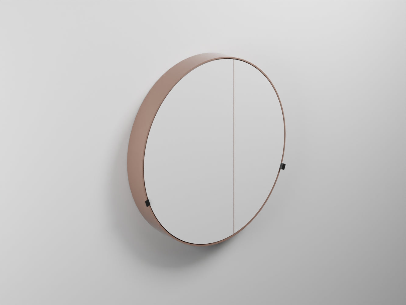 # SPECCHIO TONDO con CONTENITORE ROUND BOX Ø90 - CIELO specchio elegante dallo stile moderno e raffinato per bagno