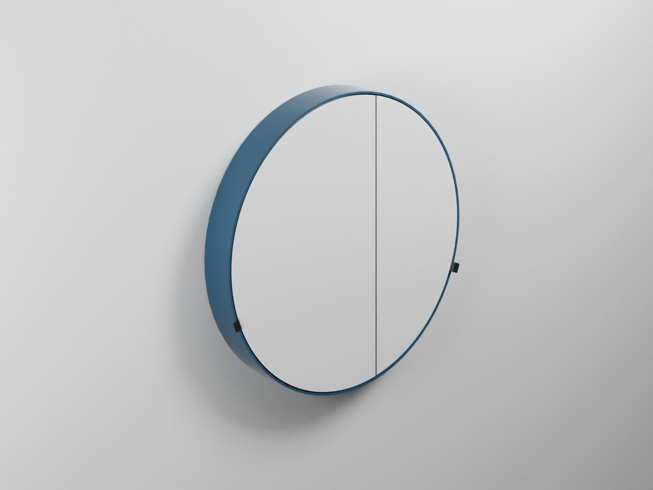 # SPECCHIO TONDO con CONTENITORE ROUND BOX Ø90 - CIELO specchio elegante dallo stile moderno e raffinato per bagno