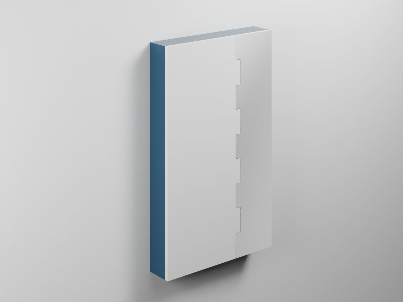 # SPECCHIO CONTENITORE ZIP ARCADIA versione SINISTRA - CIELO specchio a parete rettangolare per bagno