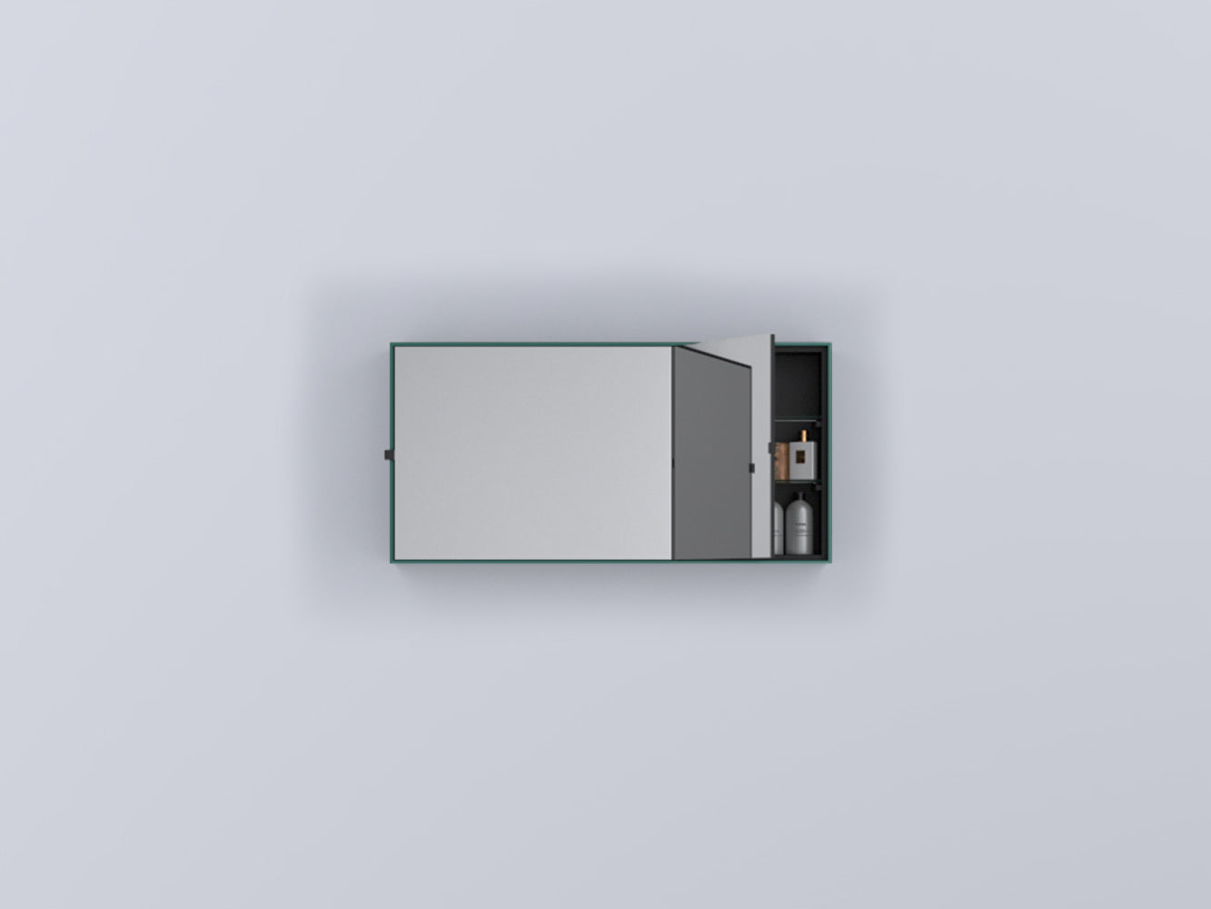 # SPECCHIO CONTENITORE RETTANGOLARE SIMPLE BOX ARCADIA - CIELO ideale per bagno