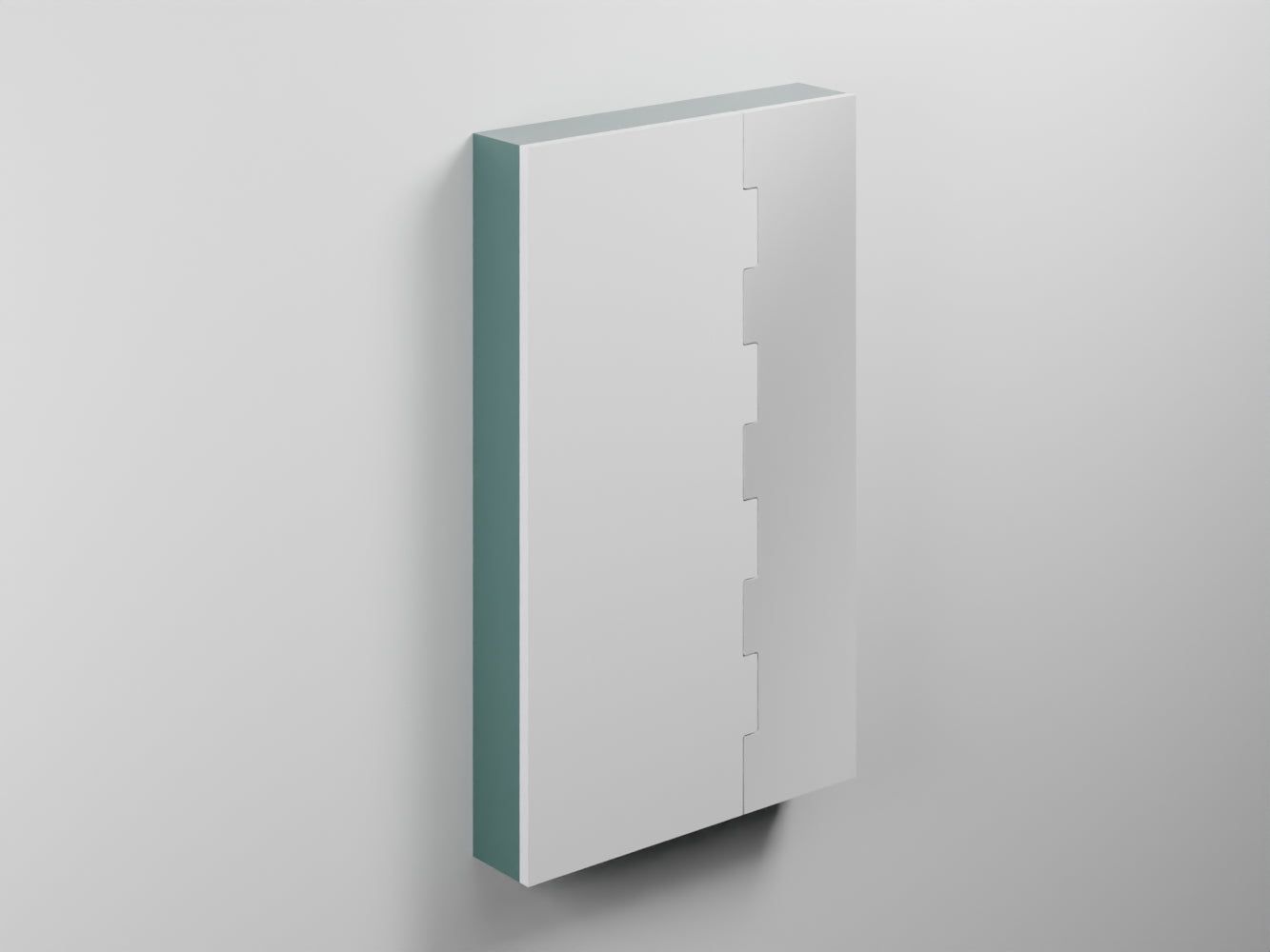 # SPECCHIO CONTENITORE ZIP ARCADIA versione SINISTRA - CIELO specchio a parete rettangolare per bagno