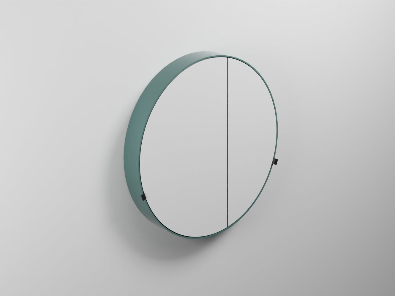 # SPECCHIO TONDO con CONTENITORE ROUND BOX Ø90 - CIELO specchio elegante dallo stile moderno e raffinato per bagno