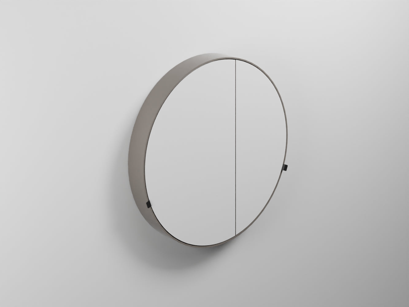 # SPECCHIO TONDO con CONTENITORE ROUND BOX Ø90 - CIELO specchio elegante dallo stile moderno e raffinato per bagno