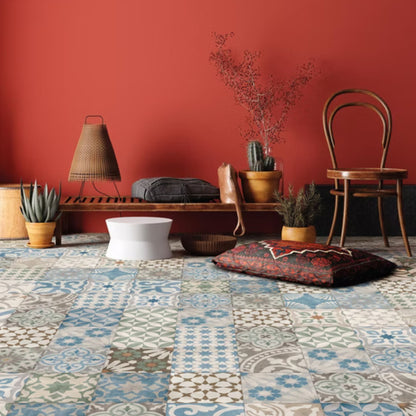 TALÈ SAVOIA ITALIA Piastrelle in gres porcellanato decorato effetto cementine vintage artigianali per pavimenti e rivestimenti d’interni