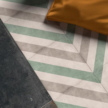 TALÈ SAVOIA ITALIA Piastrelle in gres porcellanato decorato effetto cementine vintage artigianali per pavimenti e rivestimenti d’interni