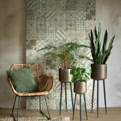 TALÈ SAVOIA ITALIA Piastrelle in gres porcellanato decorato effetto cementine vintage artigianali per pavimenti e rivestimenti d’interni