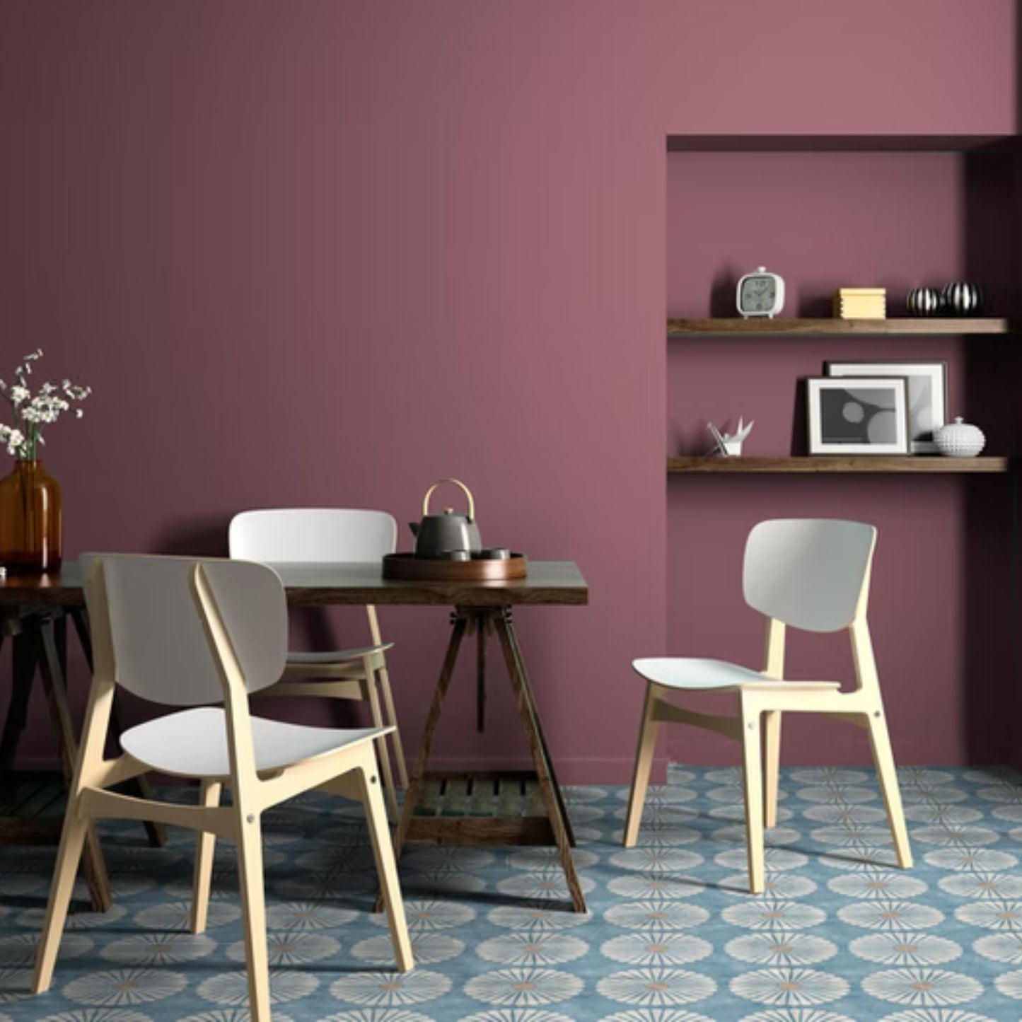 TALÈ SAVOIA ITALIA Piastrelle in gres porcellanato decorato effetto cementine vintage artigianali per pavimenti e rivestimenti d’interni