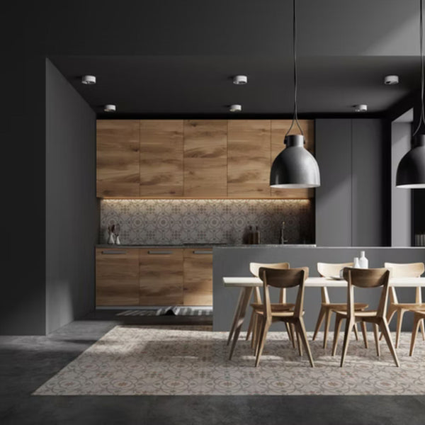 TALÈ SAVOIA ITALIA Piastrelle in gres porcellanato decorato effetto cementine vintage artigianali per pavimenti e rivestimenti d’interni