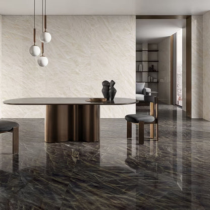 # TELE DI MARMO CRYSTAL - EMILCERAMICA pavimenti e rivestimenti parete ispirati alla profondità e alla trasparenza del cristallo naturale