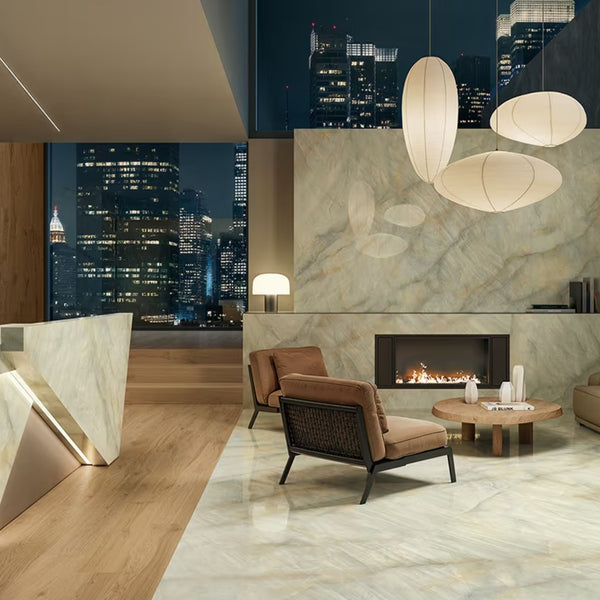 # TELE DI MARMO CRYSTAL - EMILCERAMICA pavimenti e rivestimenti parete ispirati alla profondità e alla trasparenza del cristallo naturale