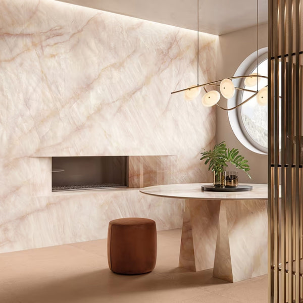 # TELE DI MARMO CRYSTAL - EMILCERAMICA pavimenti e rivestimenti parete ispirati alla profondità e alla trasparenza del cristallo naturale