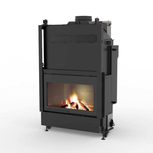 TERMOCAMINO a vaso aperto TERMOPALEX HWT 86F 29kW A PALAZZETTI camino con camera di combustione in Thermofix caminetto riscaldamento ad acqua