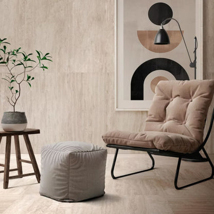 TRAVERTINE SAVOIA ITALIA Piastrelle in gres porcellanato effetto travertino contemporaneo per pavimenti e rivestimenti