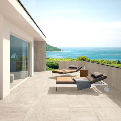 TRAVERTINE SAVOIA ITALIA Piastrelle in gres porcellanato effetto travertino contemporaneo per pavimenti e rivestimenti