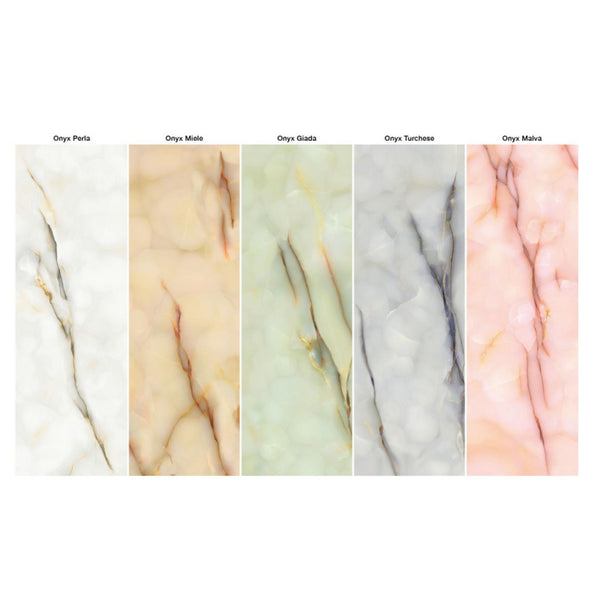 # TELE DI MARMO PURE ONYX - EMILCERAMICA ceramica preziosa lucente e senza tempo