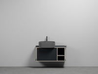 # LAVABO OVALE con MOBILE THEO 103 - CIELO arredamento bagno lavandino in ceramica di alta qualità