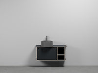 # LAVABO TONDO con MOBILE THEO 103 - CIELO arredamento bagno lavandino in ceramica di alta qualità