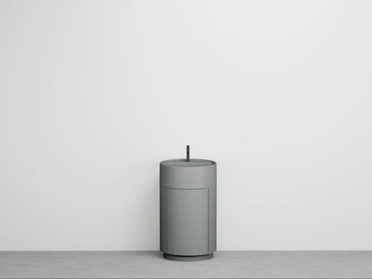 # LAVABO FREESTANDING TIBERINO N ARCADIA con SCARICO A PARETE  - CIELO lavandino per bagno