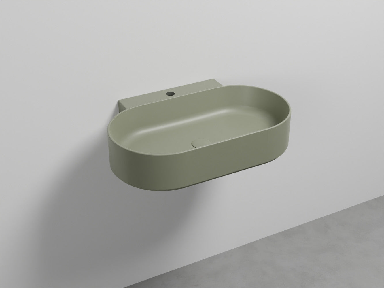 # LAVABO SOSPESO MARE OVALE MONOFORO 70 - CIELO lavandino moderno dalle linee pure ed essenziali