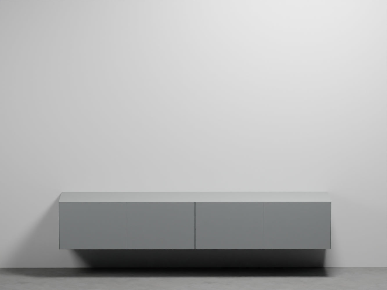 # MOBILE SOSPESO DELFO 226 CON FRONTALE CASSETTI LISCIO SENZA FORI - CIELO arredamento per bagno