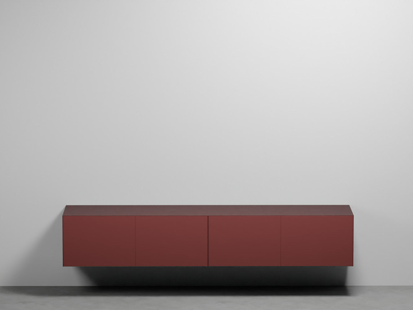 # MOBILE SOSPESO DELFO 226 CON FRONTALE CASSETTI LISCIO SENZA FORI - CIELO arredamento per bagno