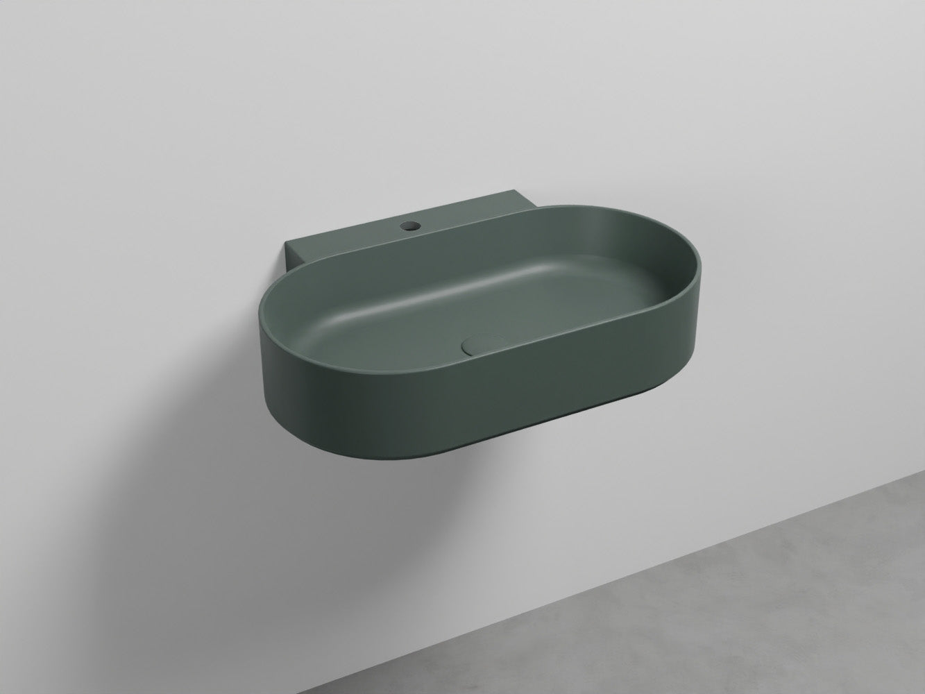 # LAVABO SOSPESO MARE OVALE MONOFORO 70 - CIELO lavandino moderno dalle linee pure ed essenziali