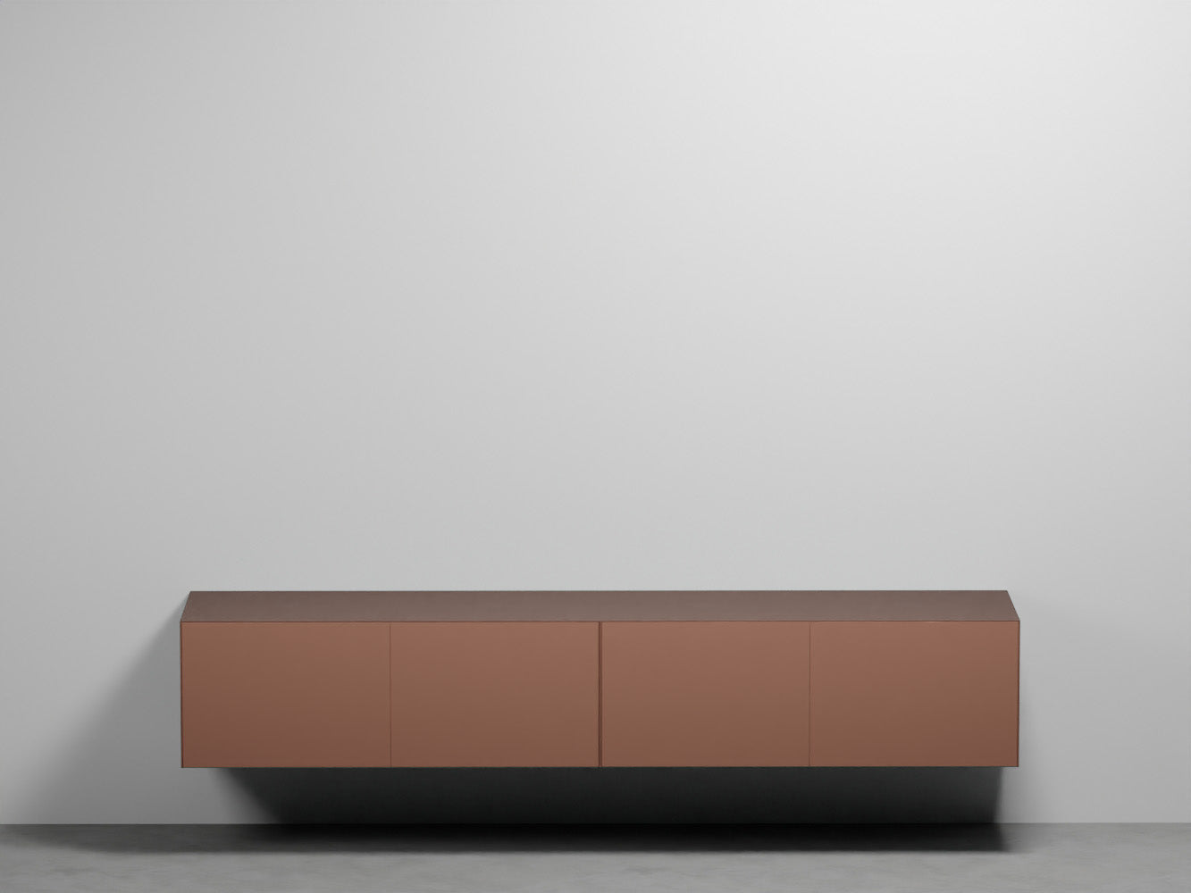 # MOBILE SOSPESO DELFO 226 CON FRONTALE CASSETTI LISCIO SENZA FORI - CIELO arredamento per bagno