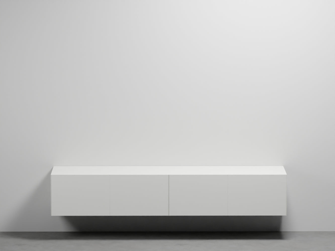 # MOBILE SOSPESO DELFO 226 CON FRONTALE CASSETTI LISCIO SENZA FORI - CIELO arredamento per bagno