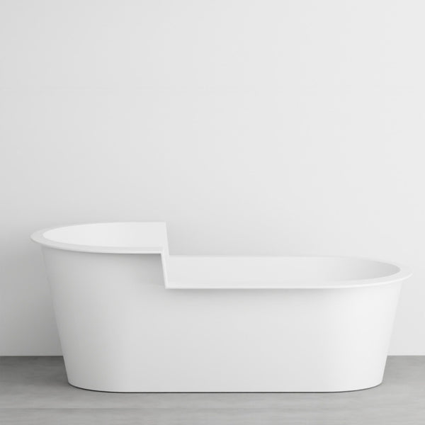 # VASCA DA BAGNO OFELIA IN SOLID SURFACE - CERAMICA CIELO ideale per ambienti bagno moderni e ricercati