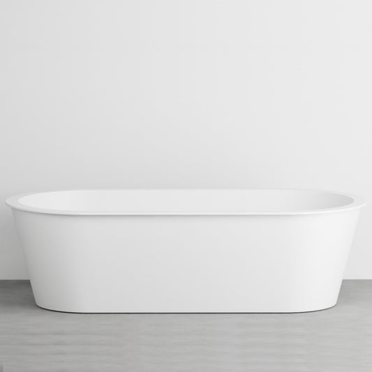 # VASCA DA BAGNO OTTAVIA IN SOLID SURFACE - CERAMICA CIELO perfetta per il centro stanza nei bagni moderni